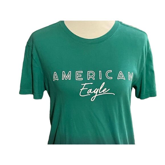 American Eagle Green Ombré T-Shirt  S - Picture 6 of 7